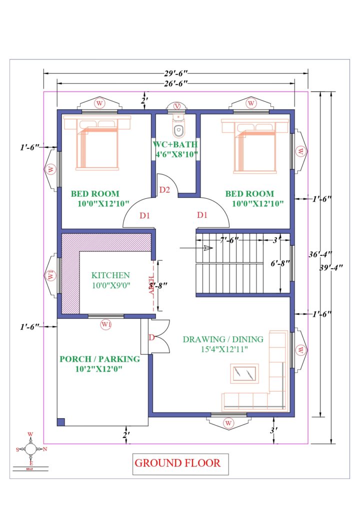 27X34 Modern House Design - Image 2