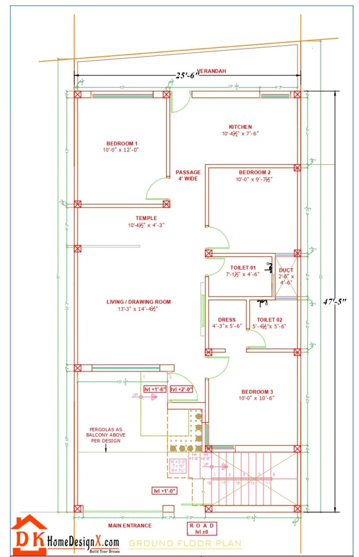 26X48 Affordable House Design