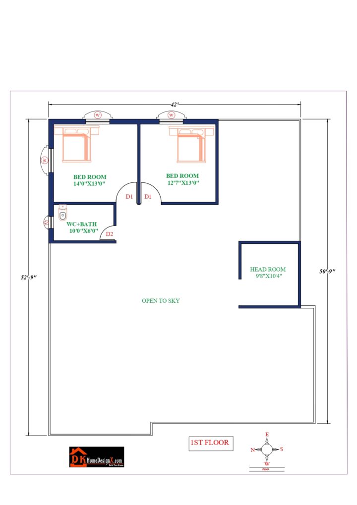 42X53 Affordable House Design - Image 2