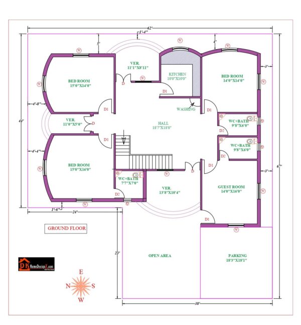 62X67 Modern House Design