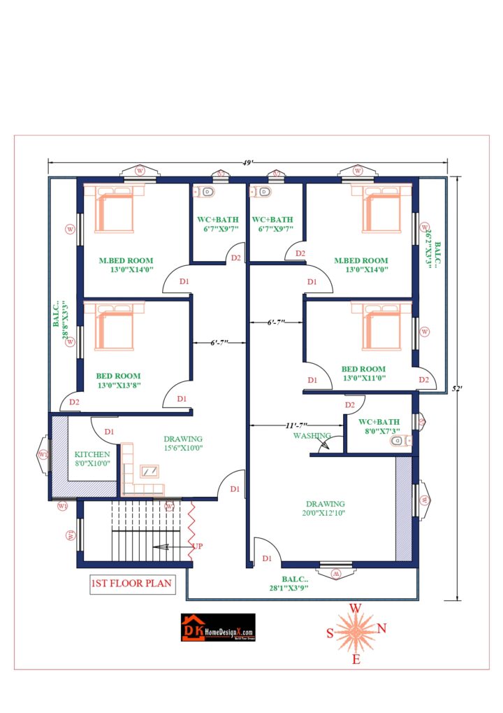 42X48 Affordable House Design - Image 2