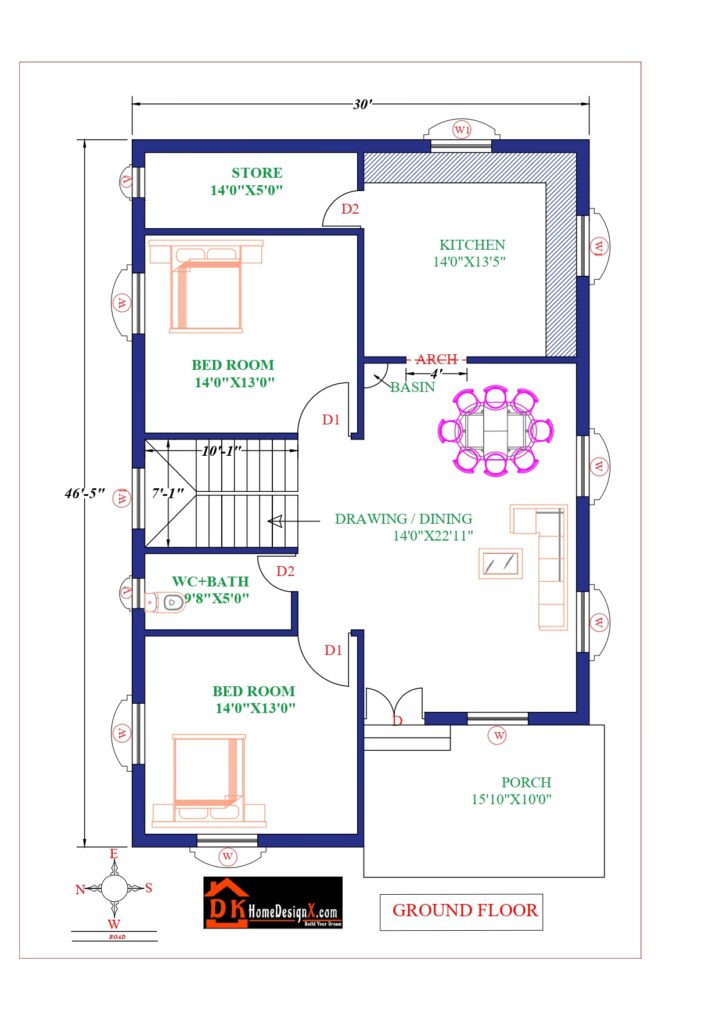 2D Floor Plans - DK Home DesignX