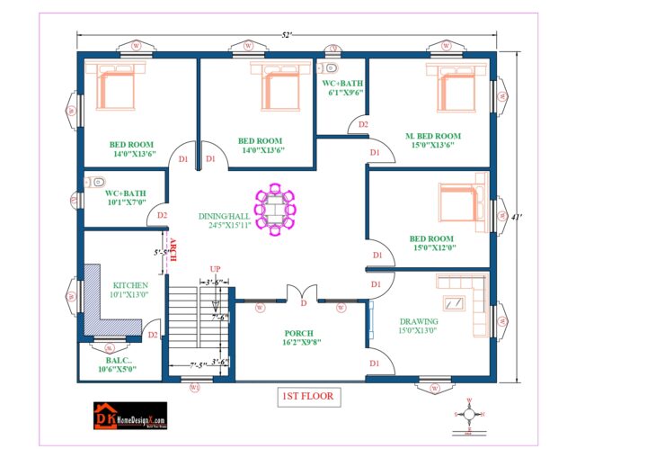 52X41 Modern House Design - Image 2