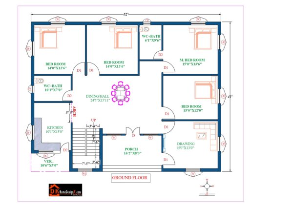 52X41 Modern House Design