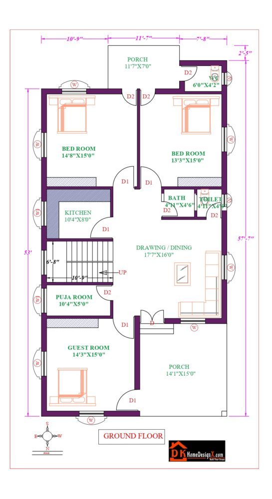 30X53 Modern House Design
