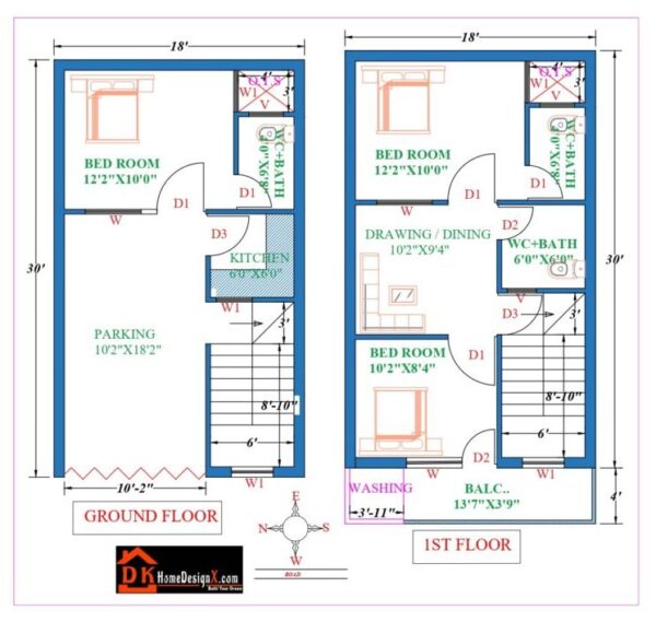 18X30 Affordable House Design