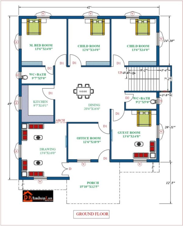 42X29 Modern House Design
