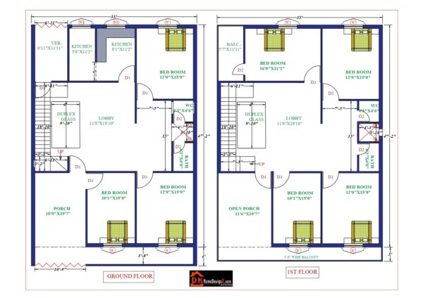 35X48 Modern House Design