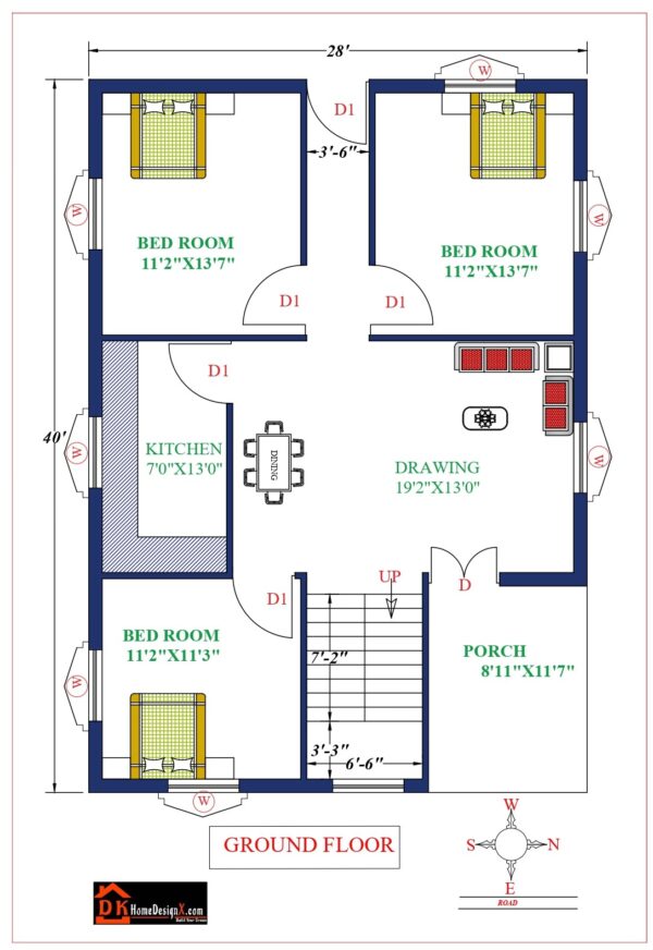 28X40 Modern House Design