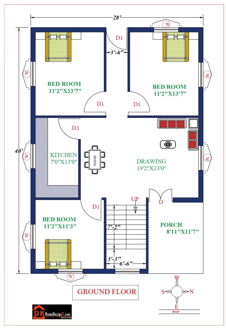 28X40 Modern House Design