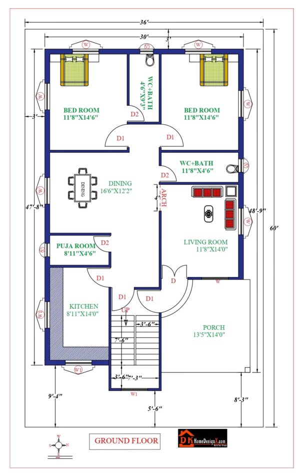 36X60 Modern House Design