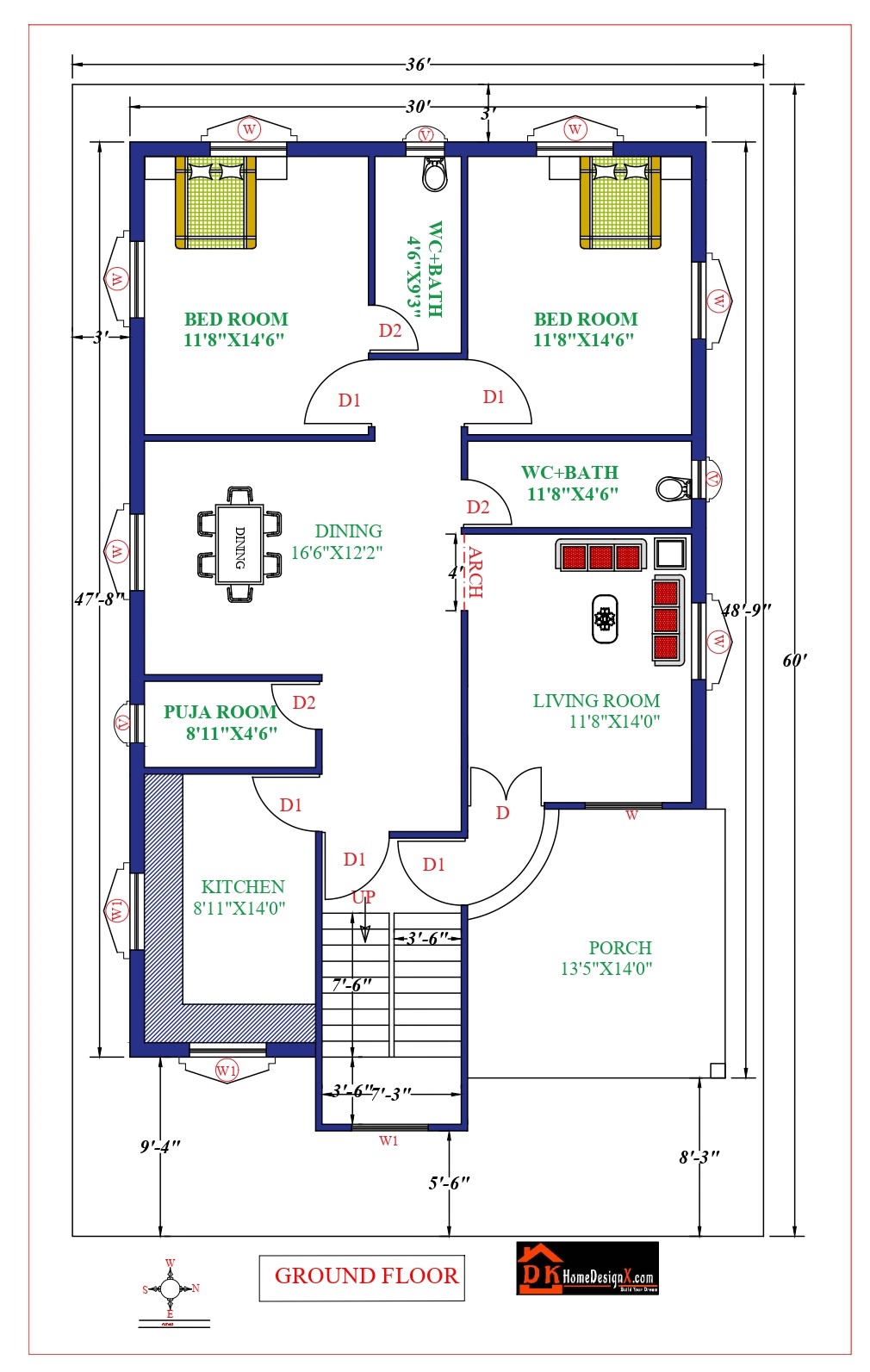 36X60 Modern House Design DK Home DesignX 36X60 Modern House Design DK Home DesignX