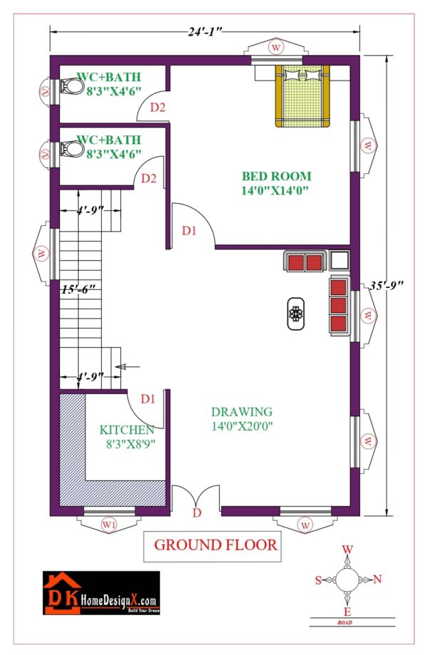 24X36 Modern House Design
