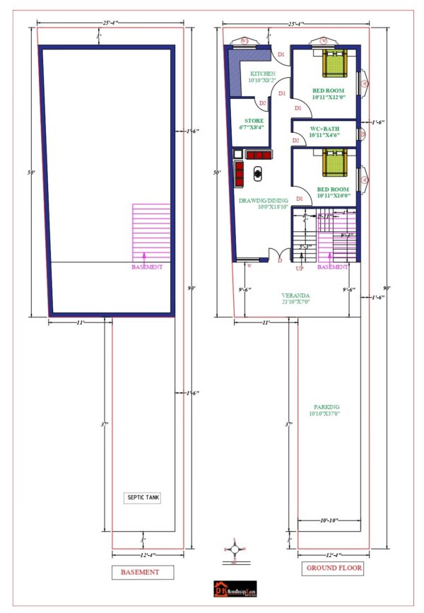 26X90 Modern House Design