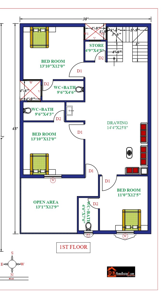 30X48 Affordable House Design DK Home DesignX 30X48 Affordable House Design DK Home DesignX