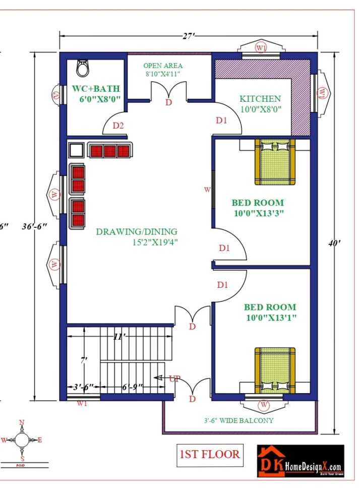 27X40 Affordable House Design - Image 2