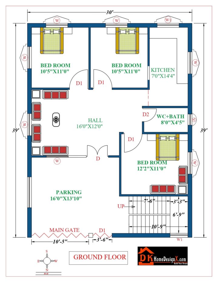 30X39 Modern House Design - Image 2
