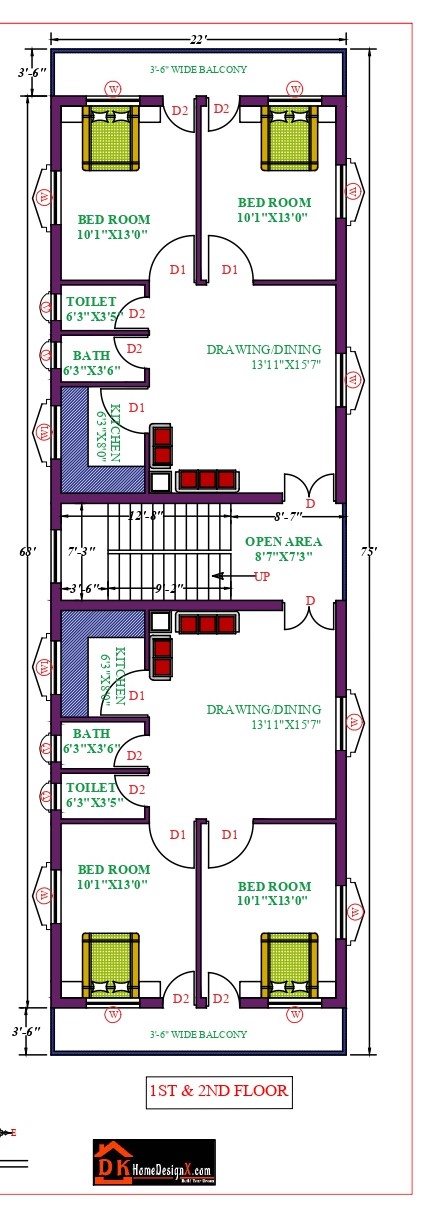 22X68 Commercial House Design