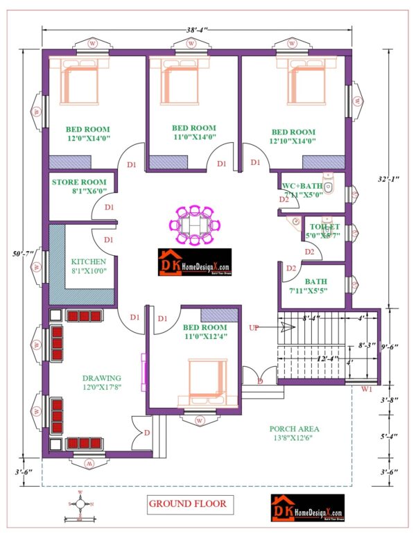 39X51 Large House Design