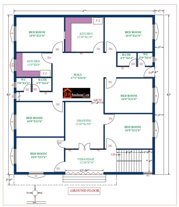 47X53 Affordable House Design