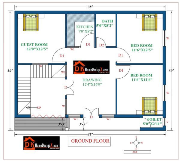 38X30 Affordable House Design