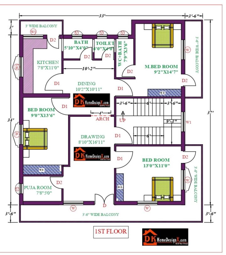 33X41 Affordable House Design - Image 2
