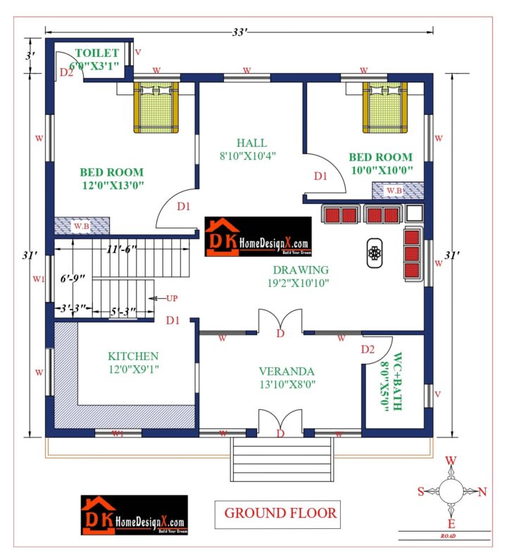 33'X31 Affordable House Design