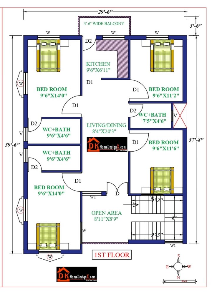30X40 Affordable House Design - Image 2