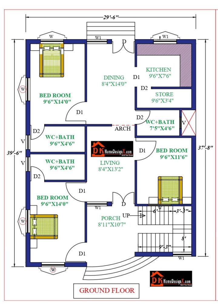 30X40 Affordable House Design