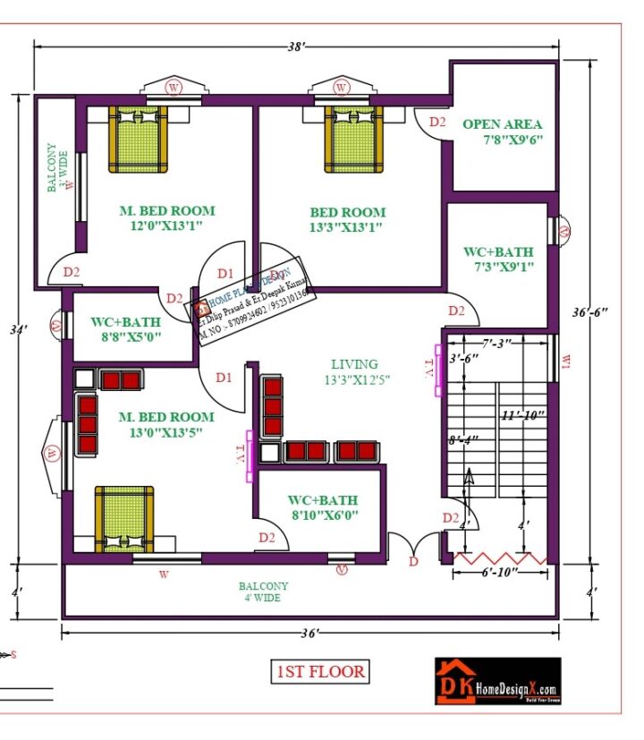 40X37 Affordable House Design - Image 2