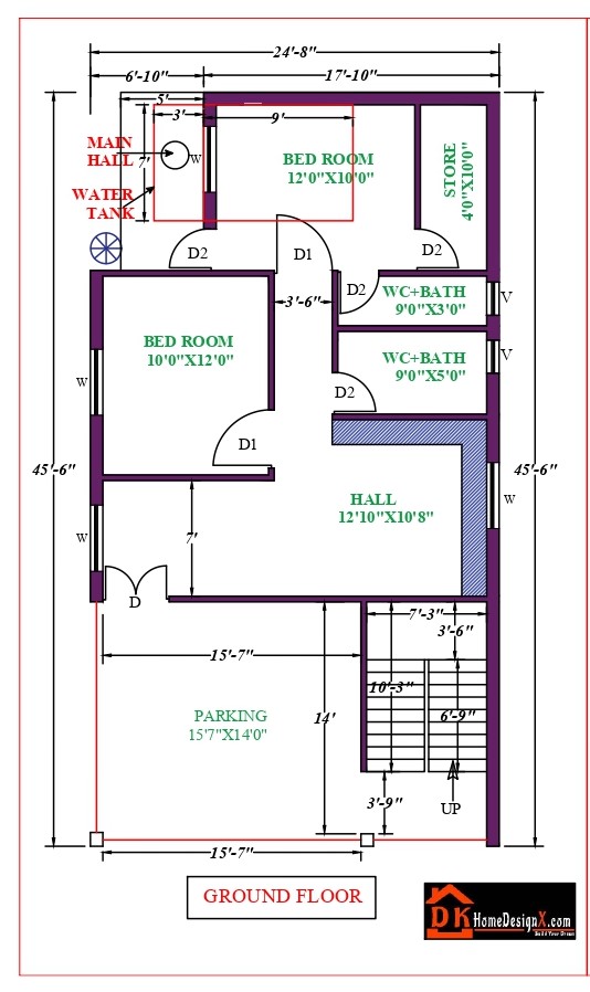 25X46 Modern House Design