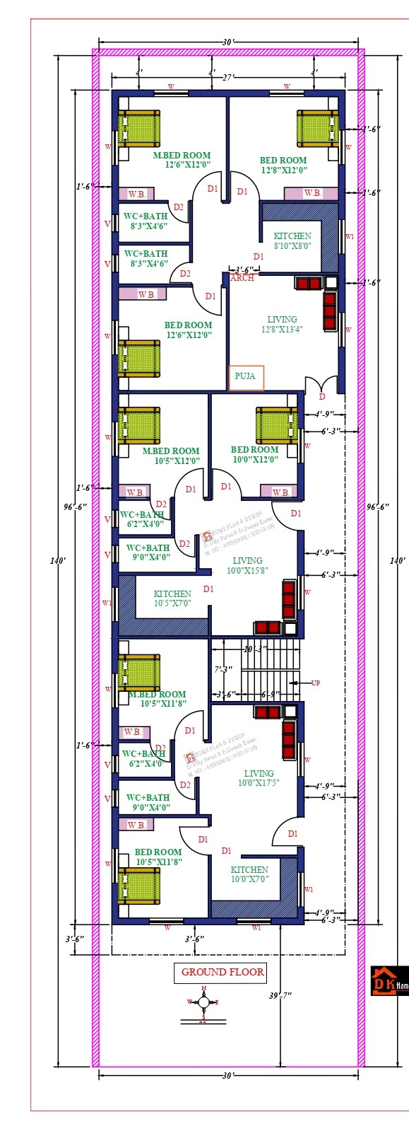 27X100 Commercial House Design