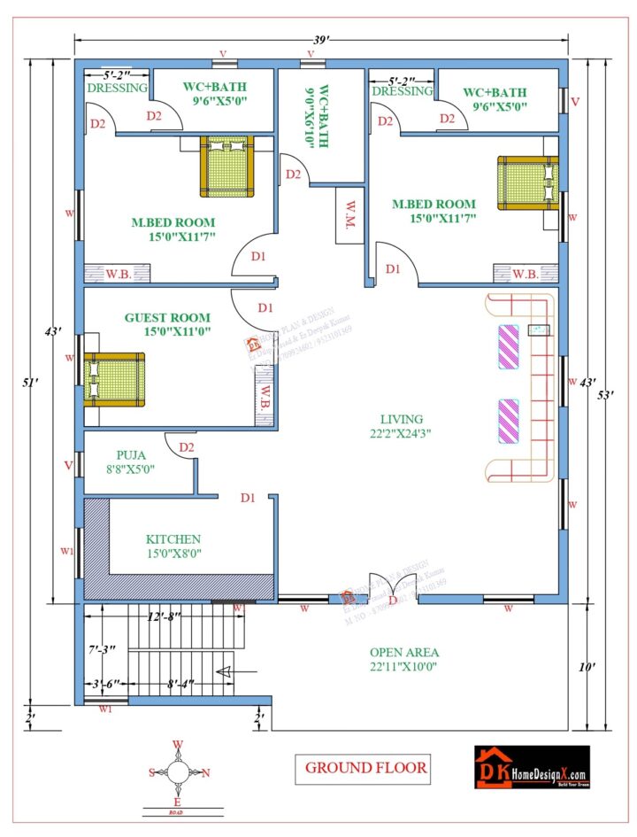 39X51 Modern House Design