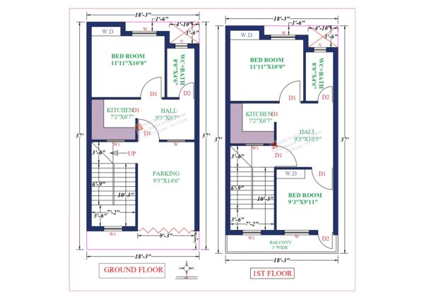 19X37 Affordable House Design