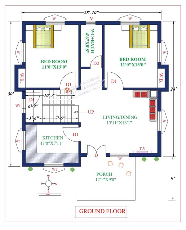 29X28 Affordable House Design
