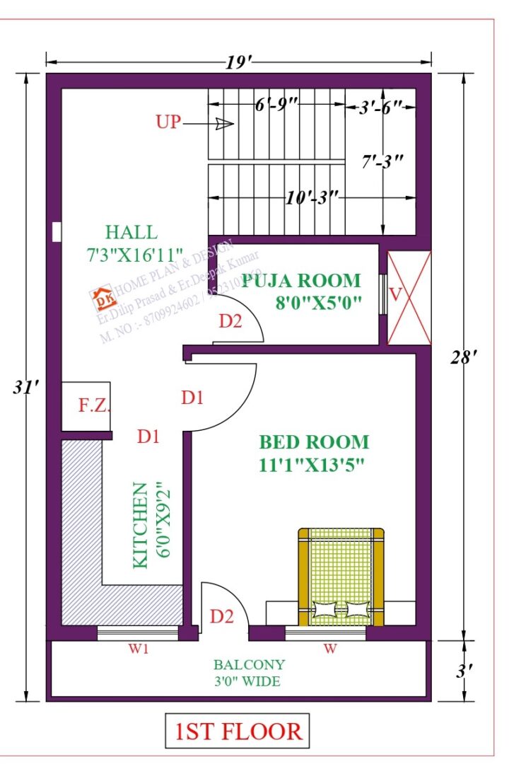 19X28 Affordable House Design - Image 2