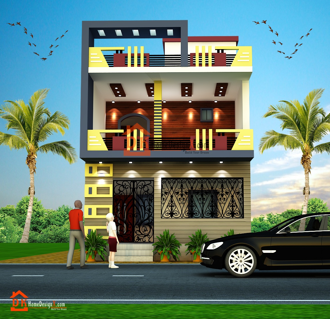20X63 Modern House Design - DK Home DesignX