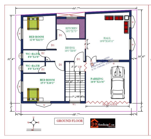 45X36 Affordable House Design