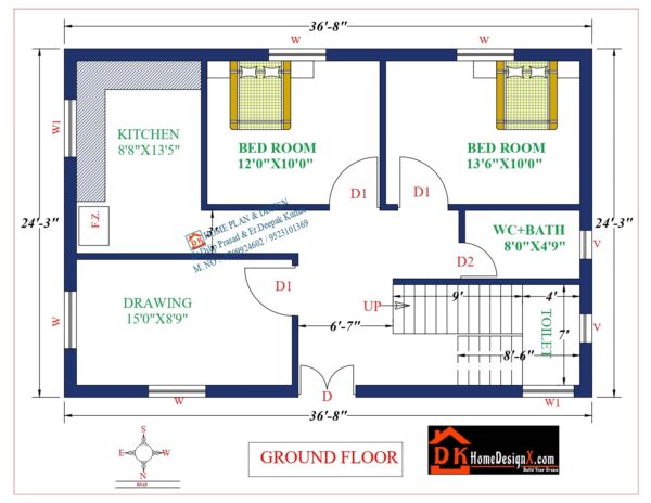 37X25 Affordable House Design