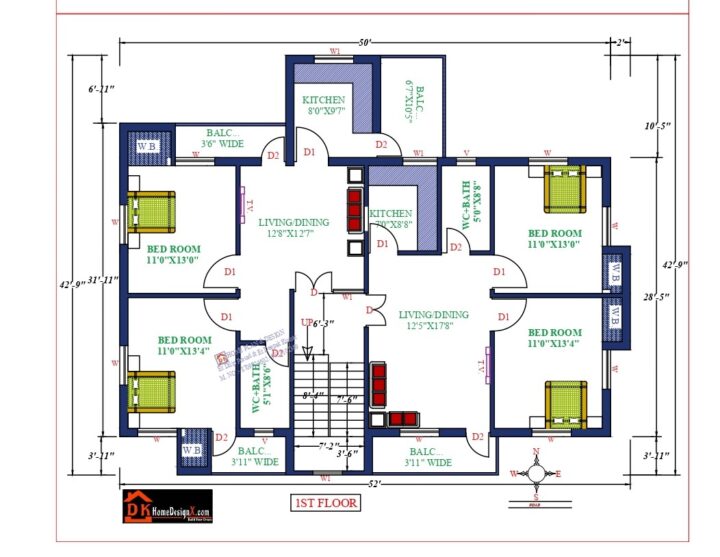 50X43 Affordable House Design - Image 2