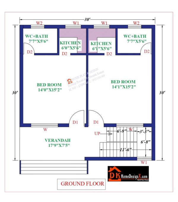 30X30 Affordable House Design
