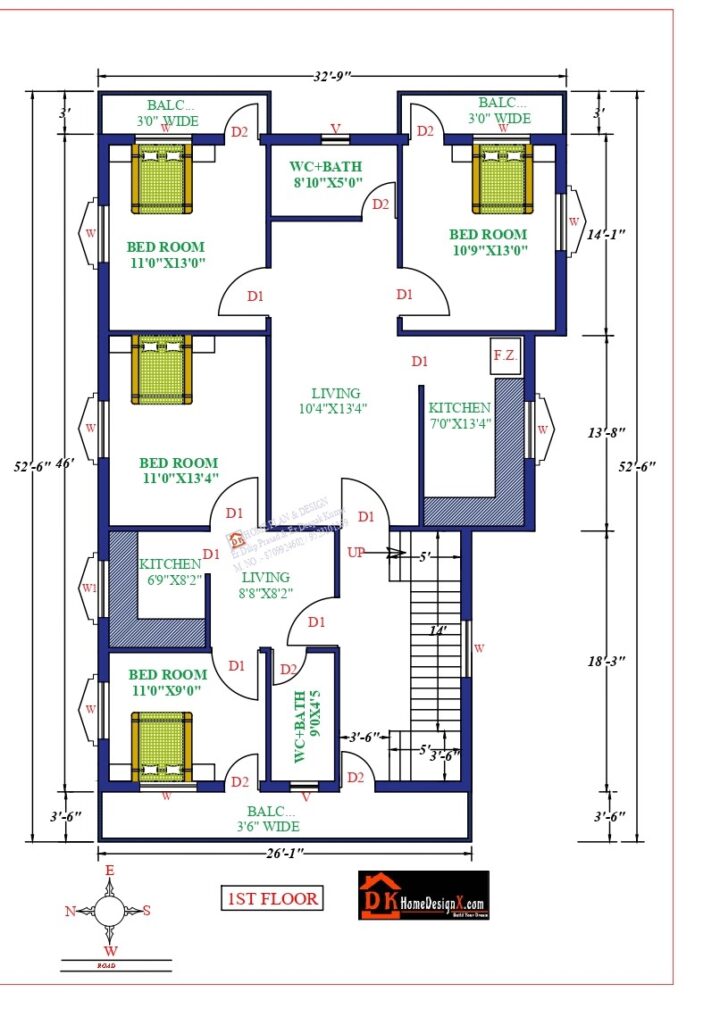 33X46 Affordable House Design - Image 2