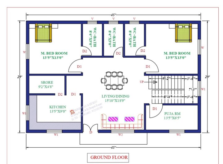 45X29 Affordable House Design