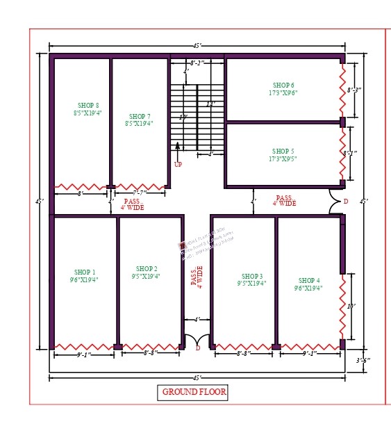 45X45 Affordable House Design