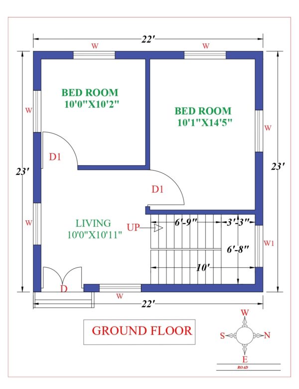 22X23 Affordable House Design