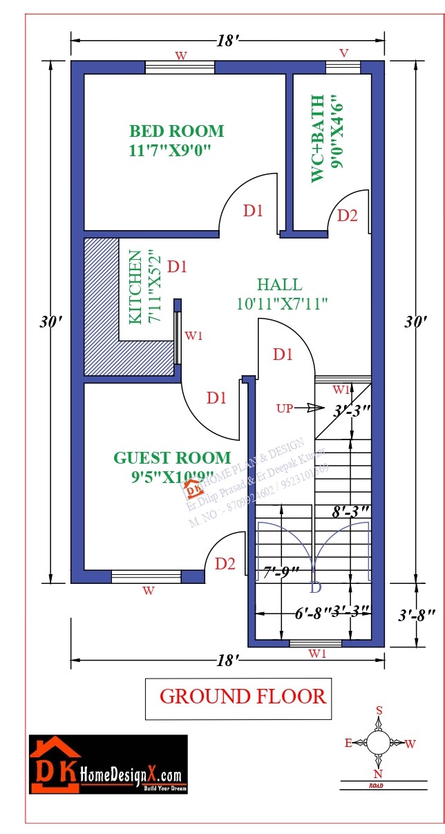 18X30 Affordable House Design DK Home DesignX 18X30 Affordable House Design DK Home DesignX