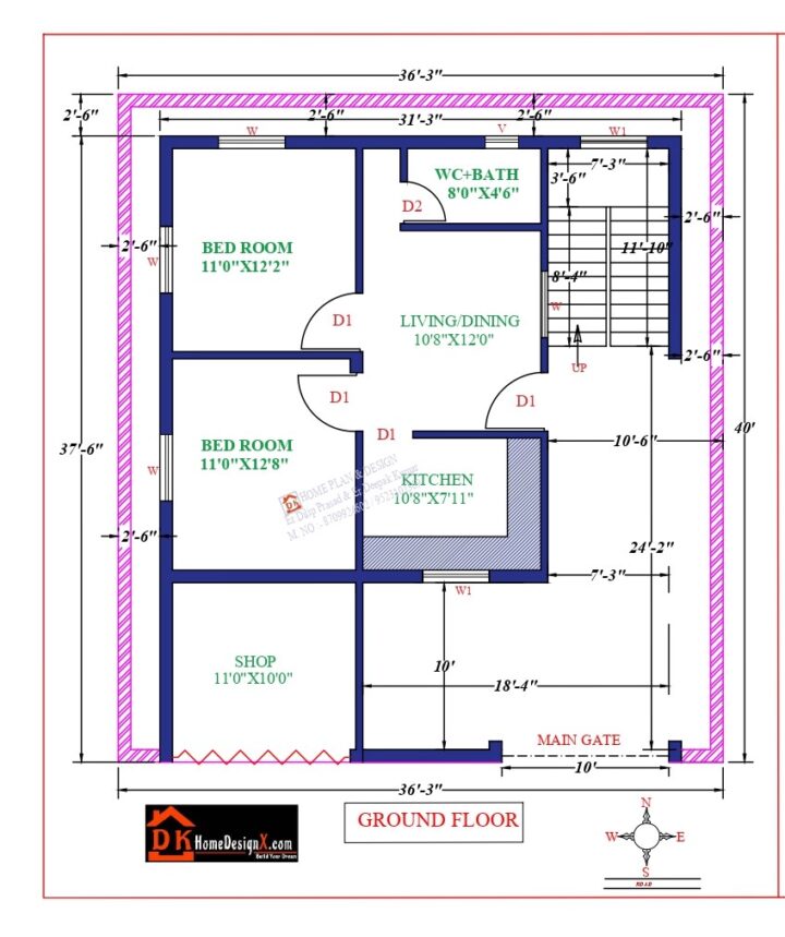 32X38 Affordable House Design