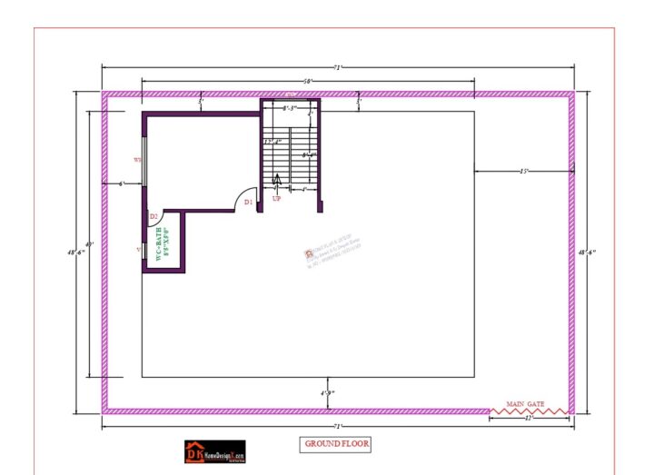 54X44 Affordable House Design - Image 2