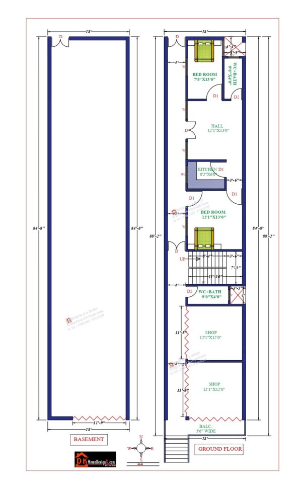 18X89 Affordable House Design