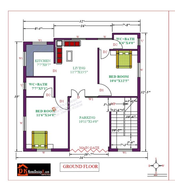 32X33 Affordable House Design